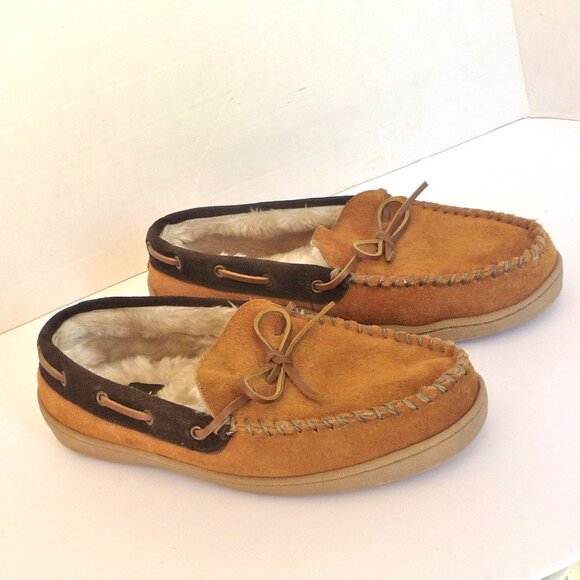 CLARKS SUEDE SLIPPERS INDOOR/OUTDOOR 9 - Picture 2 of 12